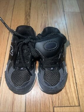 New Balance Black and Gray Kids' Sneakers